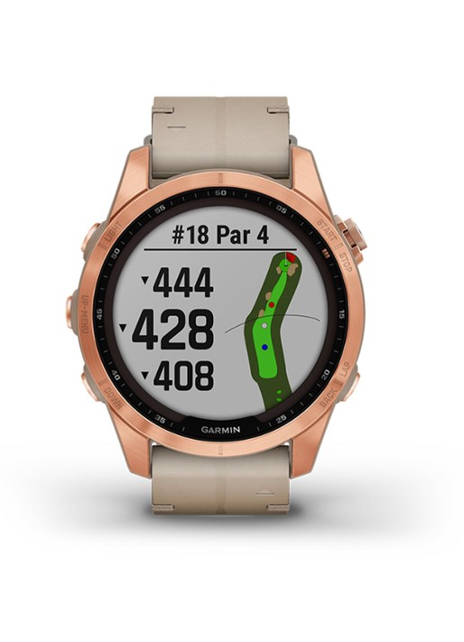 Garmin Fenix 7S Sapphire Solar smartwatch 42 mm - detail 5 roségoud