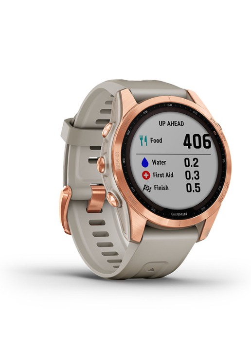 Garmin Fenix 7S Solar smartwatch 42 mm - detail 2 roségoud