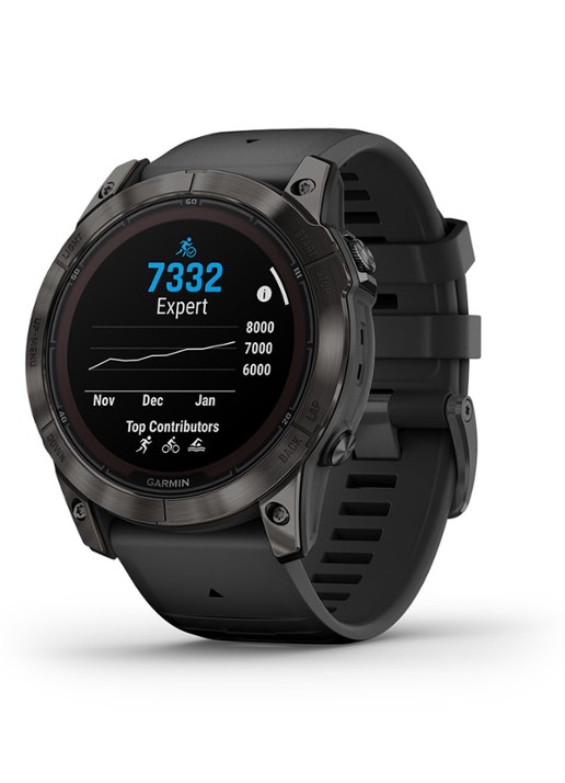 Garmin Fenix 7X Pro Sapphire Solar horloge 51 mm met saffierglas - voorkant 7 zwart