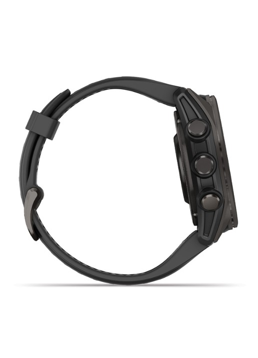 Garmin Fenix 8 43mm, AMOLED, saffier - detail 4 metallic