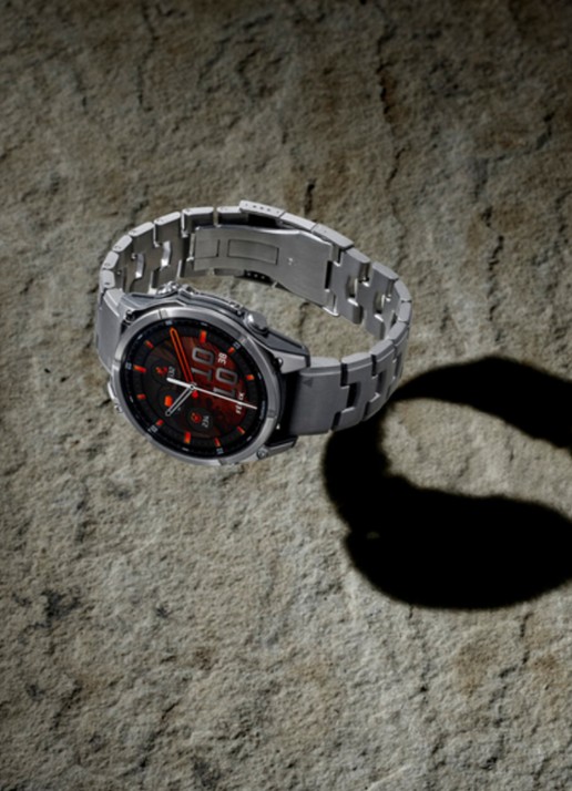 Garmin Fenix 8 47mm, AMOLED, saffier - voorkant 2 antraciet