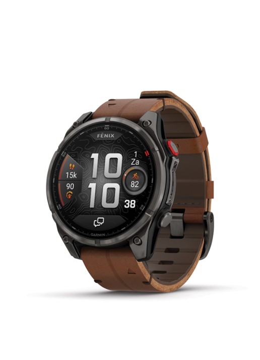 Garmin Fenix 8 Pro LTE smartwatch 47 mm, Saffierglas - voorkant 2 zwart