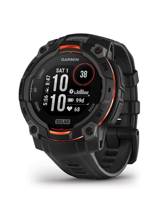 Garmin Instinct 3 smartwatch 45 mm  - detail zwart