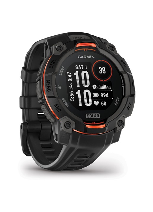 Garmin Instinct 3 smartwatch 45 mm  - detail 2 zwart