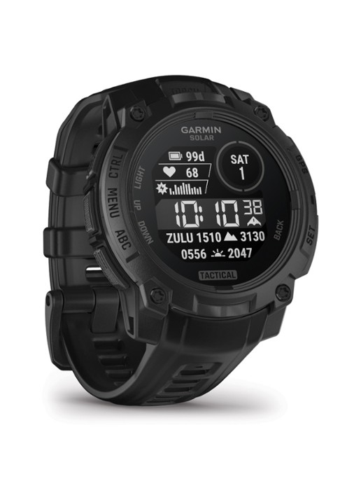 Garmin Instinct 3 Tactical Solar smartwatch 45 mm - detail 3 zwart