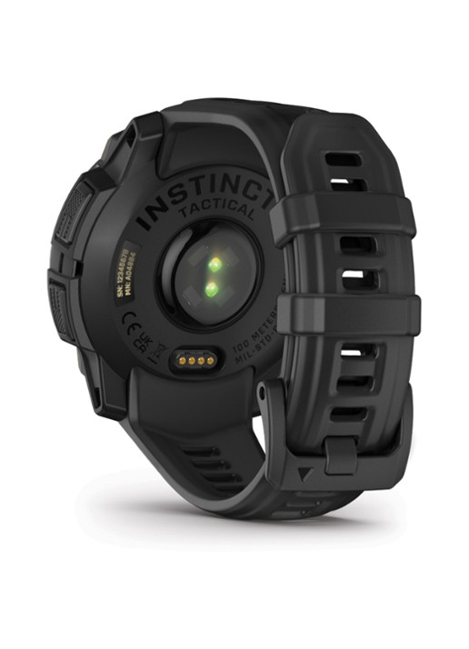 Garmin Instinct 3 Tactical Solar smartwatch 45 mm - detail 5 zwart