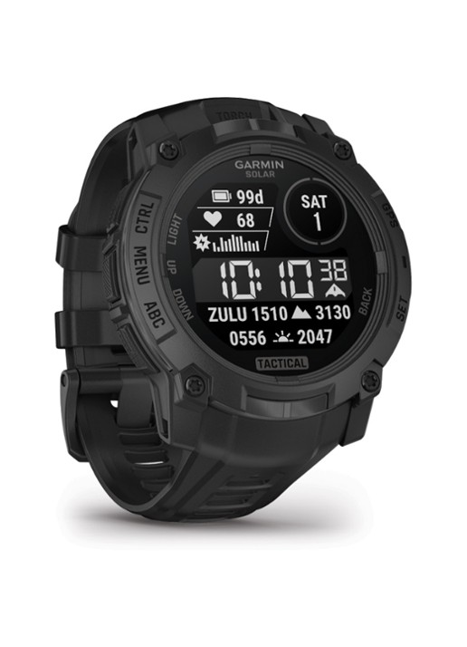 Garmin Instinct 3 Tactical Solar smartwatch 50 mm - detail 3 zwart