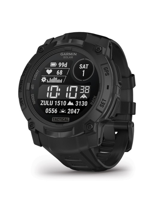 Garmin Instinct 3 Tactical Solar smartwatch 50 mm - detail 4 zwart