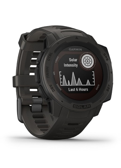 Garmin Instinct Solar smartwatch 45 mm - detail zwart