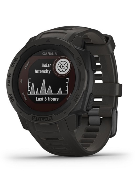 Garmin Instinct Solar smartwatch 45 mm - detail 2 zwart