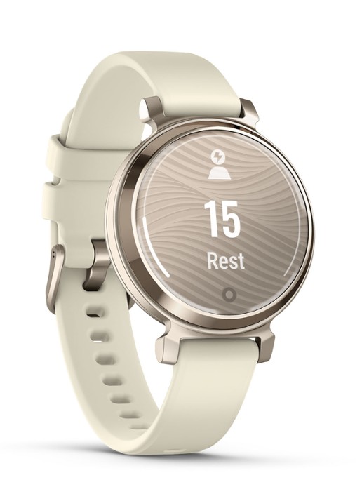 Garmin Lily 2 smartwatch 35,4 mm - detail gebroken wit