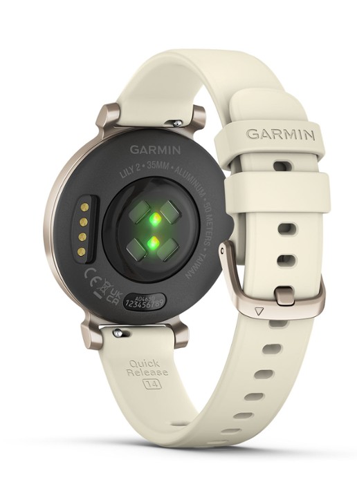 Garmin Lily 2 smartwatch 35,4 mm - detail 4 gebroken wit
