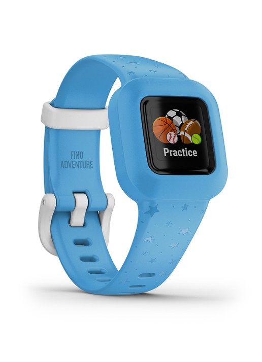 Garmin Vivofit Junior 3 kids horloge 30 mm - detail 4 blauw