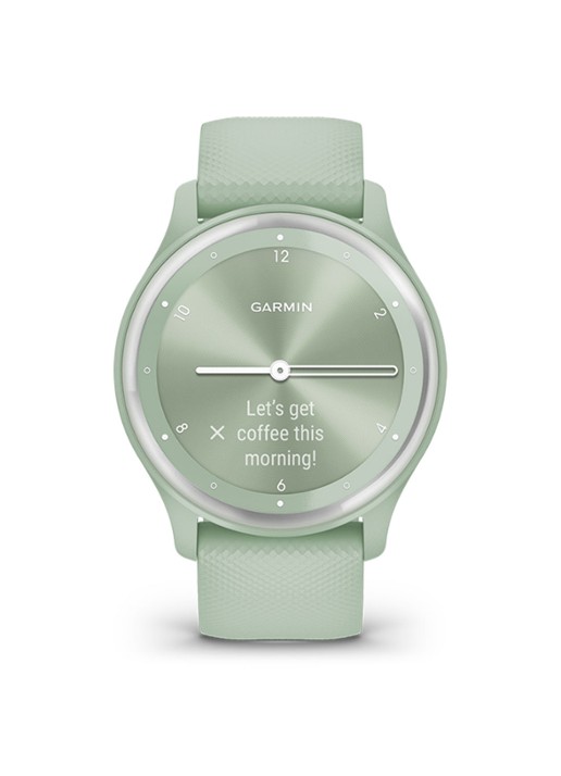 Garmin Vivomove Sport hybride smartwatch 40 mm - detail 2 groen