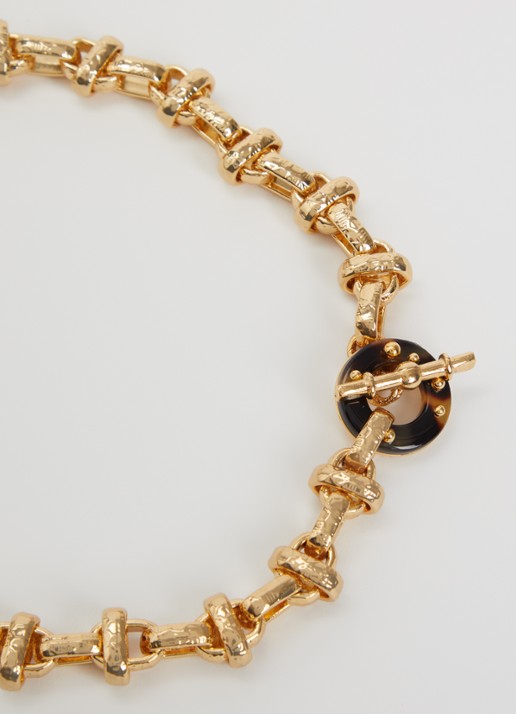 Gas Bijoux Adrian schakelketting verguld - detail 4 goud