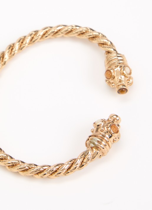 Gas Bijoux Amarante Torsade bangle verguld - detail goud