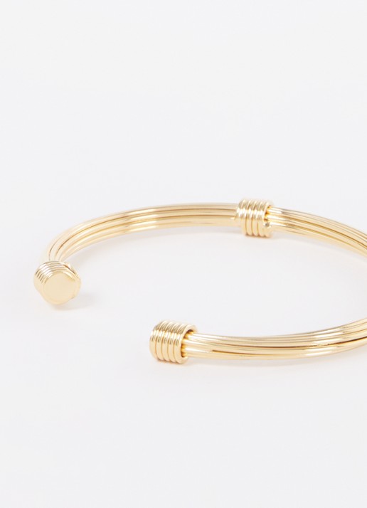 Gas Bijoux Ariane bangle verguld - voorkant 2 goud