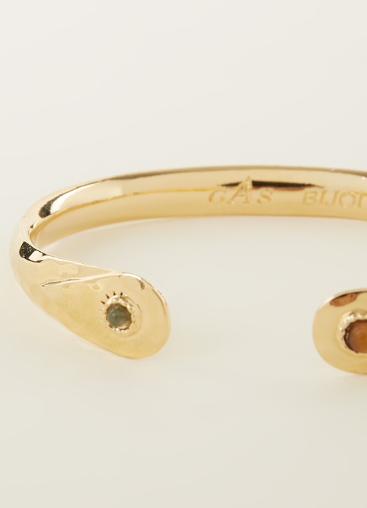 Gas Bijoux Bangle verguld - voorkant 2 goud
