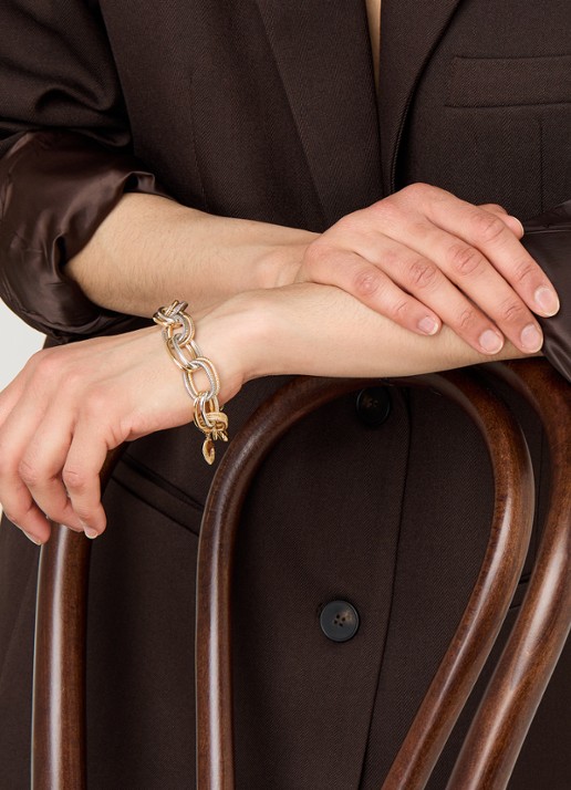 Gas Bijoux Bell schakelarmband  - voorkant 4 goud