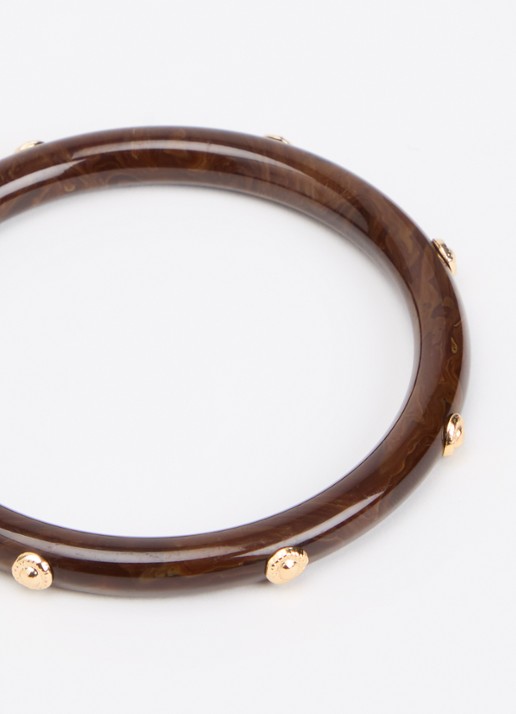 Gas Bijoux Caftan bangle  - detail bruin