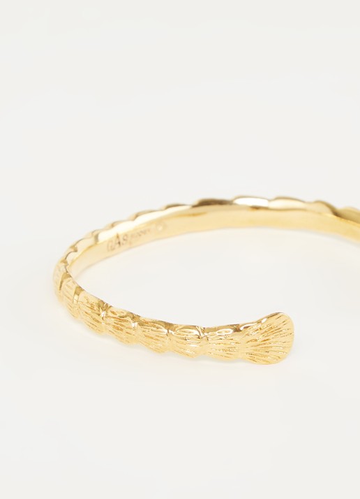 Gas Bijoux Liane bangle verguld - detail 3 goud
