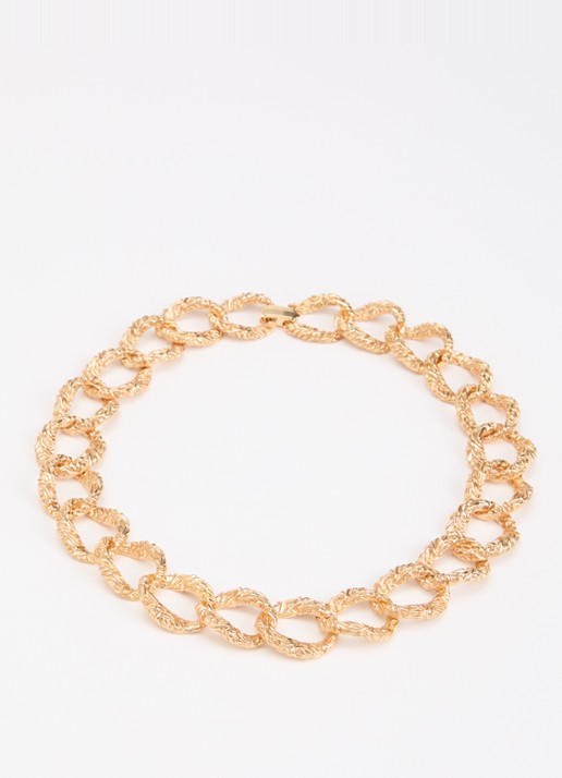 Gas Bijoux Mira schakelketting verguld - detail goud