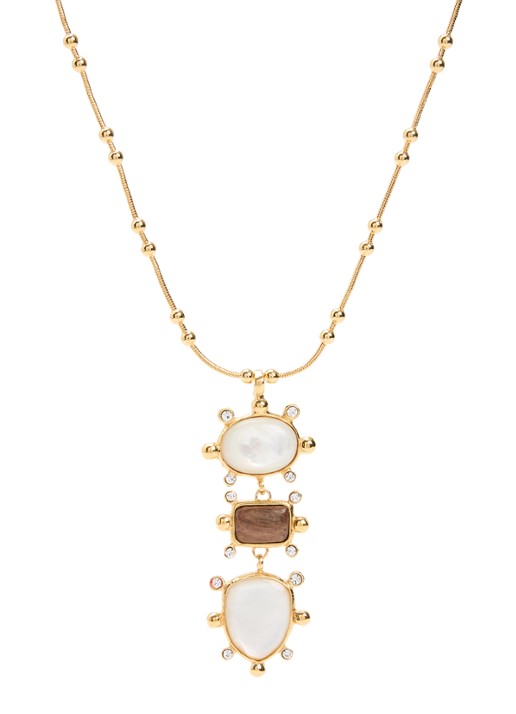 Gas Bijoux Tiki ketting verguld