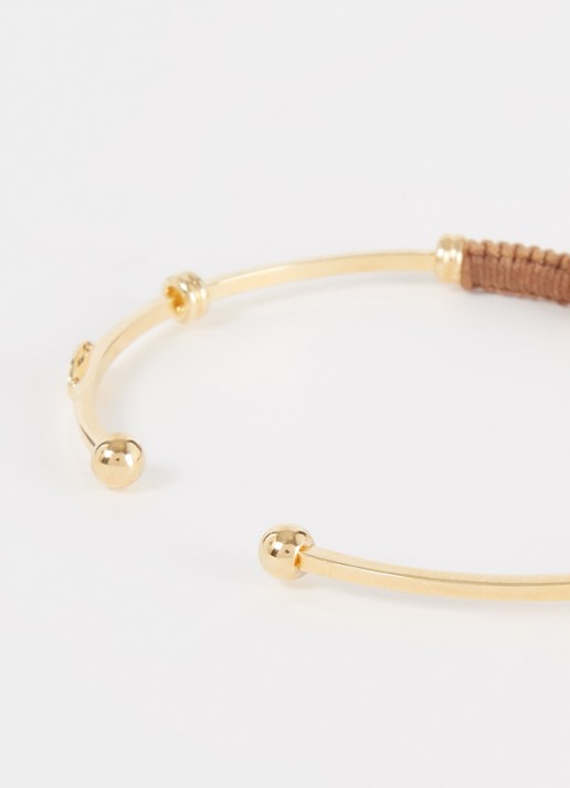 Gas Bijoux Zizanie bangle verguld - detail 3 goud