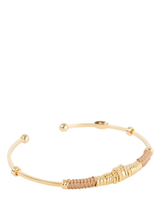 Gas Bijoux Zizanie bangle verguld - voorkant goud