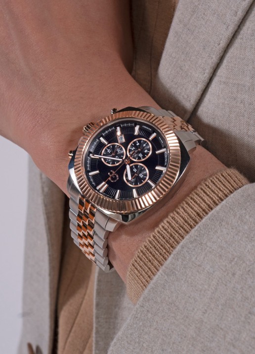 Gc Watches Flair Coussin horloge Z46001G2MF - voorkant 6 zilver