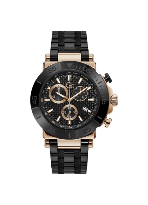Gc Watches Gc One horloge Y70002G2MF - voorkant 4 zwart