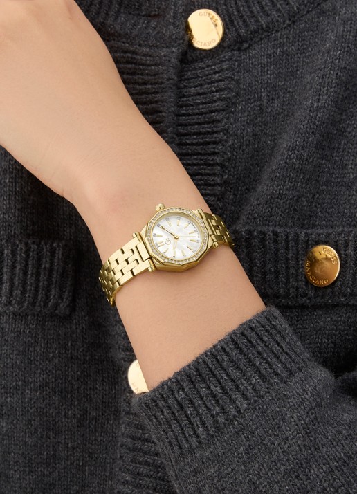 Gc Watches Gleam Mini horloge Z54005L9 - voorkant 5 goud