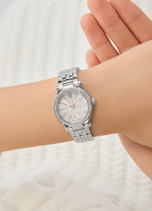 Gc Watches Gleam Mini horloge Z54006L9 - detail zilver