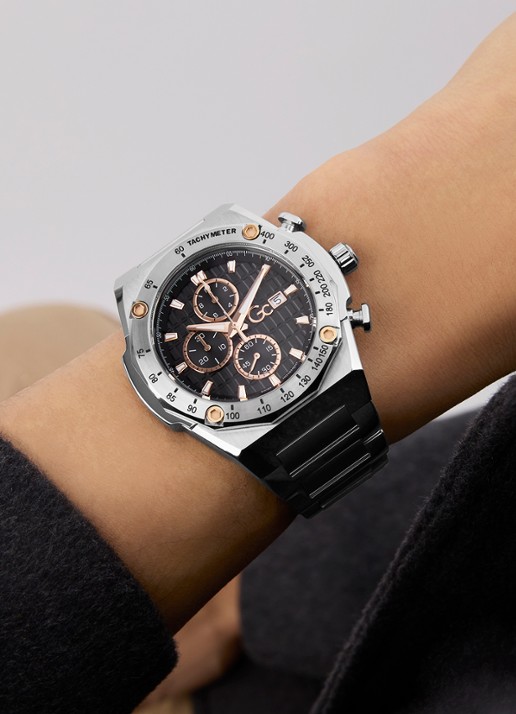 Gc Watches IdolSport horloge Z68002G2 - detail zilver