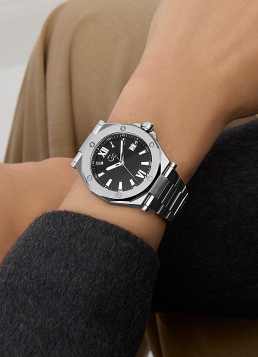 Gc Watches Legacy Sleek horloge Z67004G2 - detail zilver