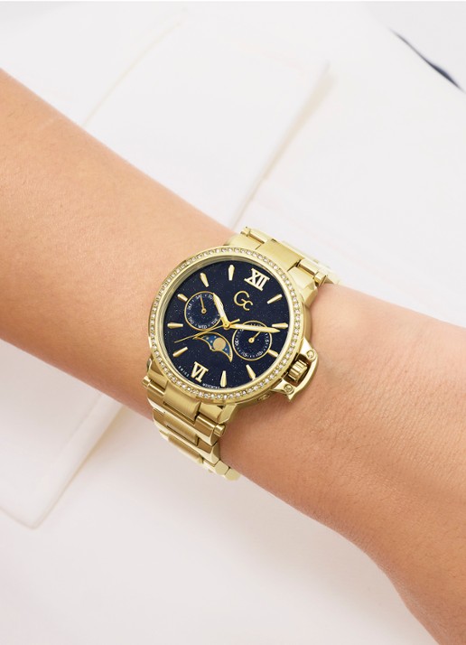 Gc Watches MoonChic horloge Z69004L7 - detail goud