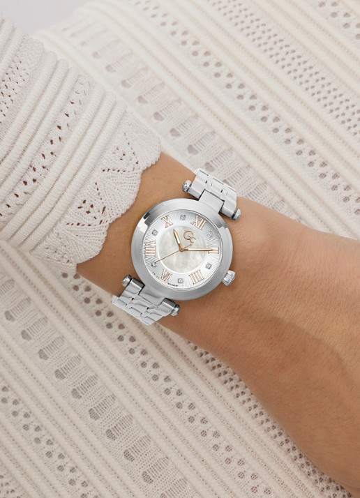 Gc Watches TopChic horloge Z62002L9 - detail 3 zilver