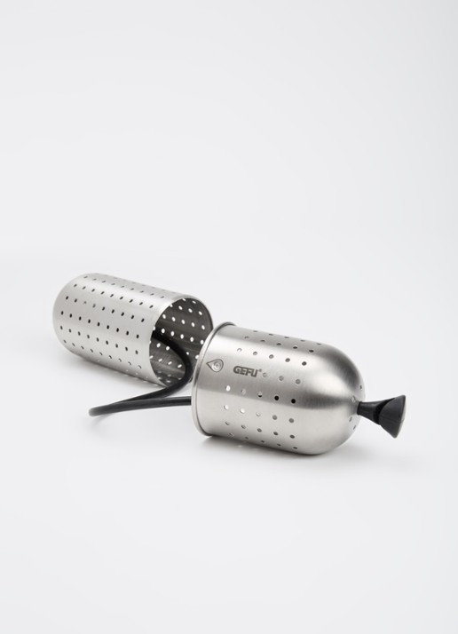 GEFU Gusto kruidenzeef 13 cm - voorkant 2 zilver
