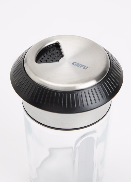 GEFU X-Plosion kruidenmolen 9,8 cm - voorkant 2 zilver