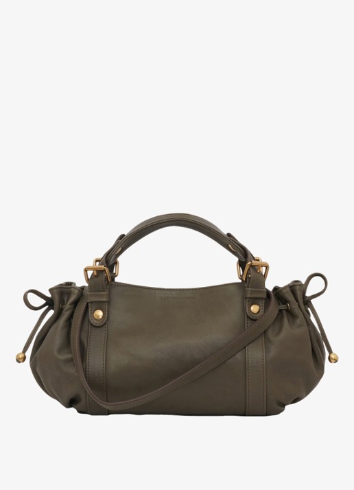 Gerard Darel 12H mini handtas van leer met afneembare schouderriem