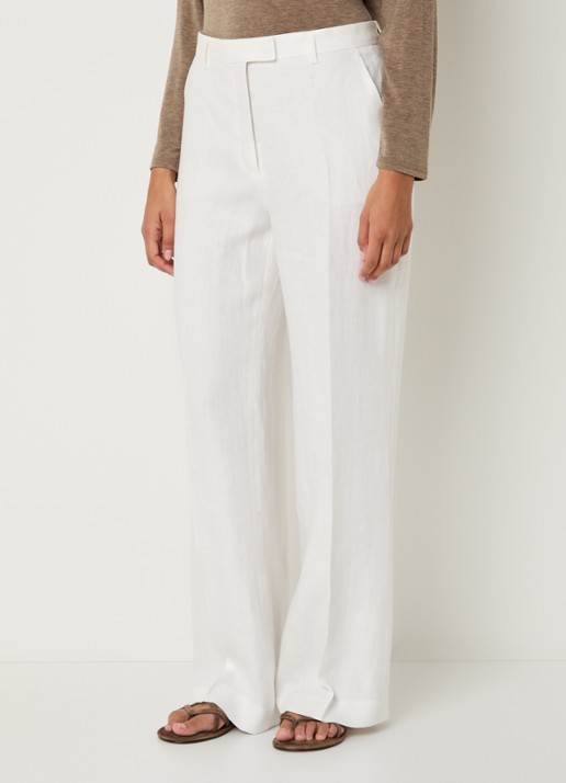Gerard Darel Abelle high waist loose fit broek van linnen