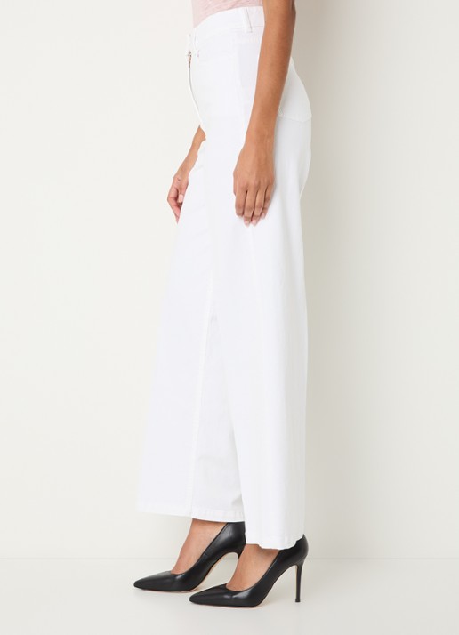 Gerard Darel Aelina high waist loose fit jeans met gekleurde wassing - detail 2 wit