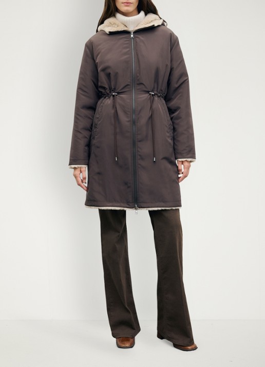 Gerard Darel Anny reversible parka met capuchon