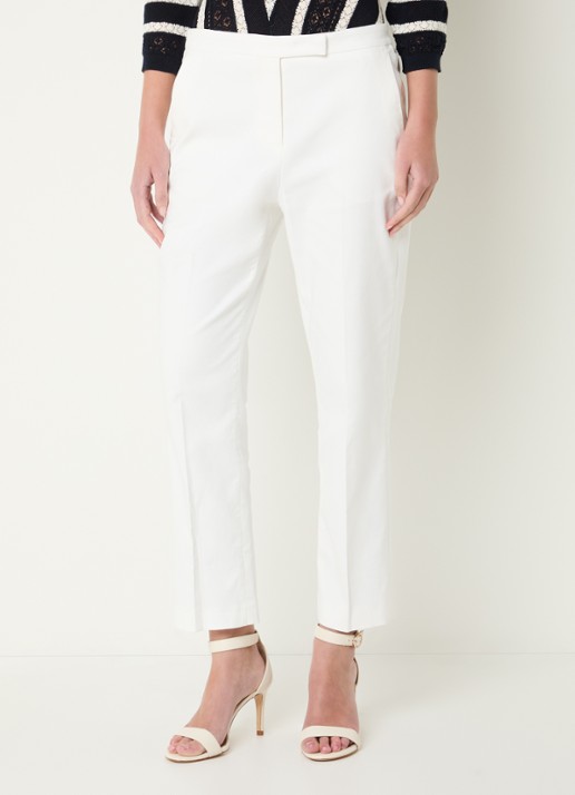 Gerard Darel Auria high waist cropped slim fit pantalon met steekzakken