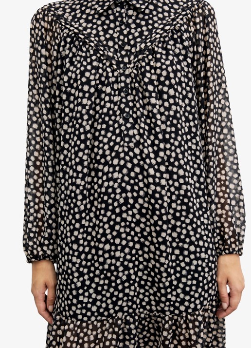 Gerard Darel Celest midi blousejurk met print