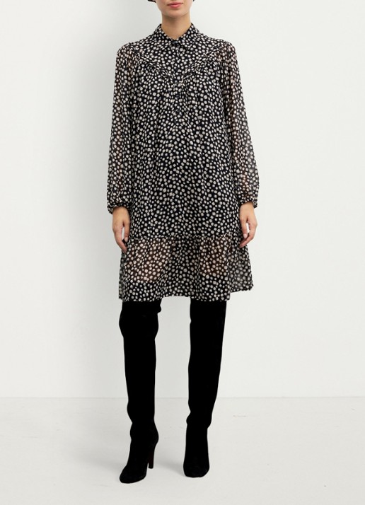 Gerard Darel Celest midi blousejurk met print
