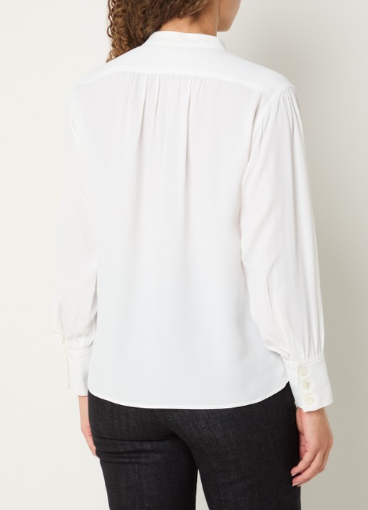 Gerard Darel Cezanne tuniek in zijdeblend - achterkant 4 wit