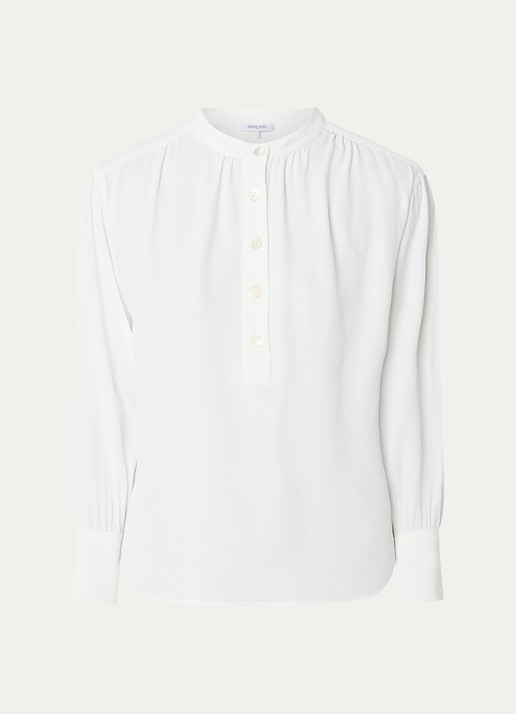 Gerard Darel Cezanne tuniek in zijdeblend - voorkant wit