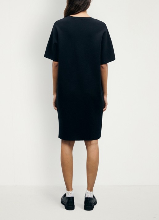Gerard Darel Clo mini jurk - achterkant 4 zwart