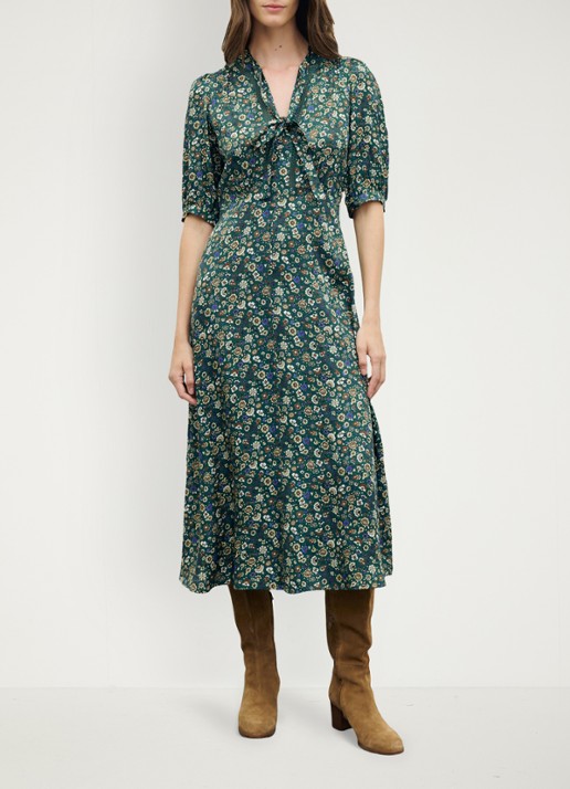 Gerard Darel Colet midi jurk met bloemenprint
